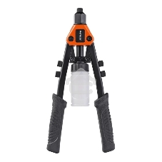 Заклепочник PATRIOT RDP 280, двуручный, компактный, контейнер, заклепки (по 15шт х 2,4-3,2-4,0-4,8 мм)