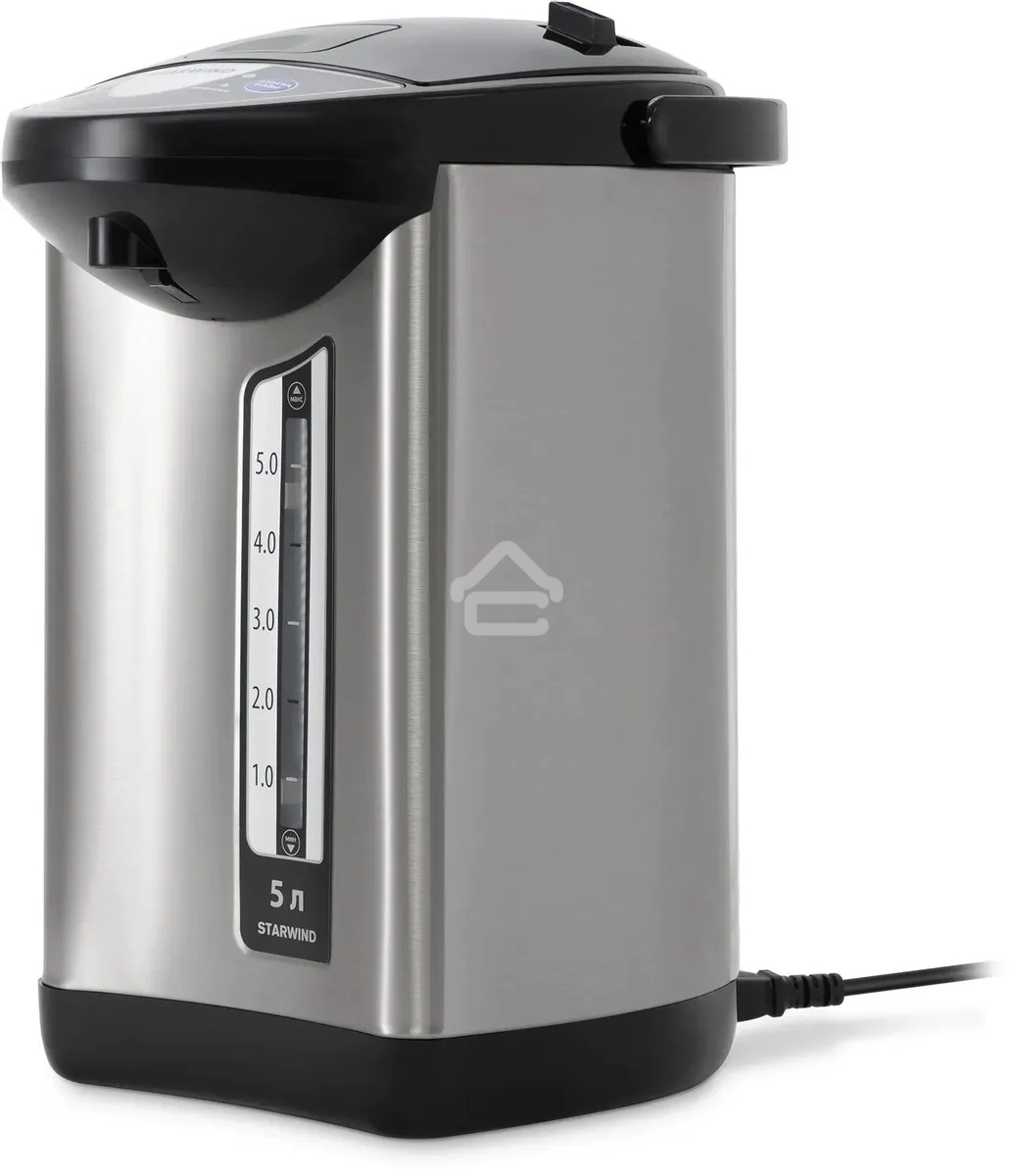 Термопот Starwind STP5741 5 л, 800 Вт, серебристый/черный