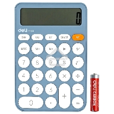 Калькулятор настольный Deli EM124BLUE синий 12-разр.