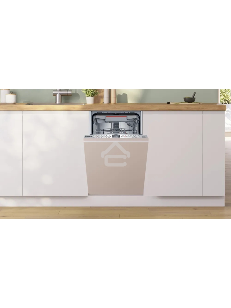 Встраиваемая посудомоечная машина Bosch SPV4HMX65Q, серебристый, 45 см, 10 компл., 45 дБ, класс A+
