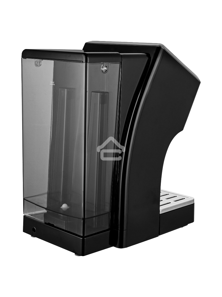 Кофеварка рожковая BBK BCM1503 черный/серый, исп. кофе - молотый, 1.5 л, 1050 Вт, 15 Бар