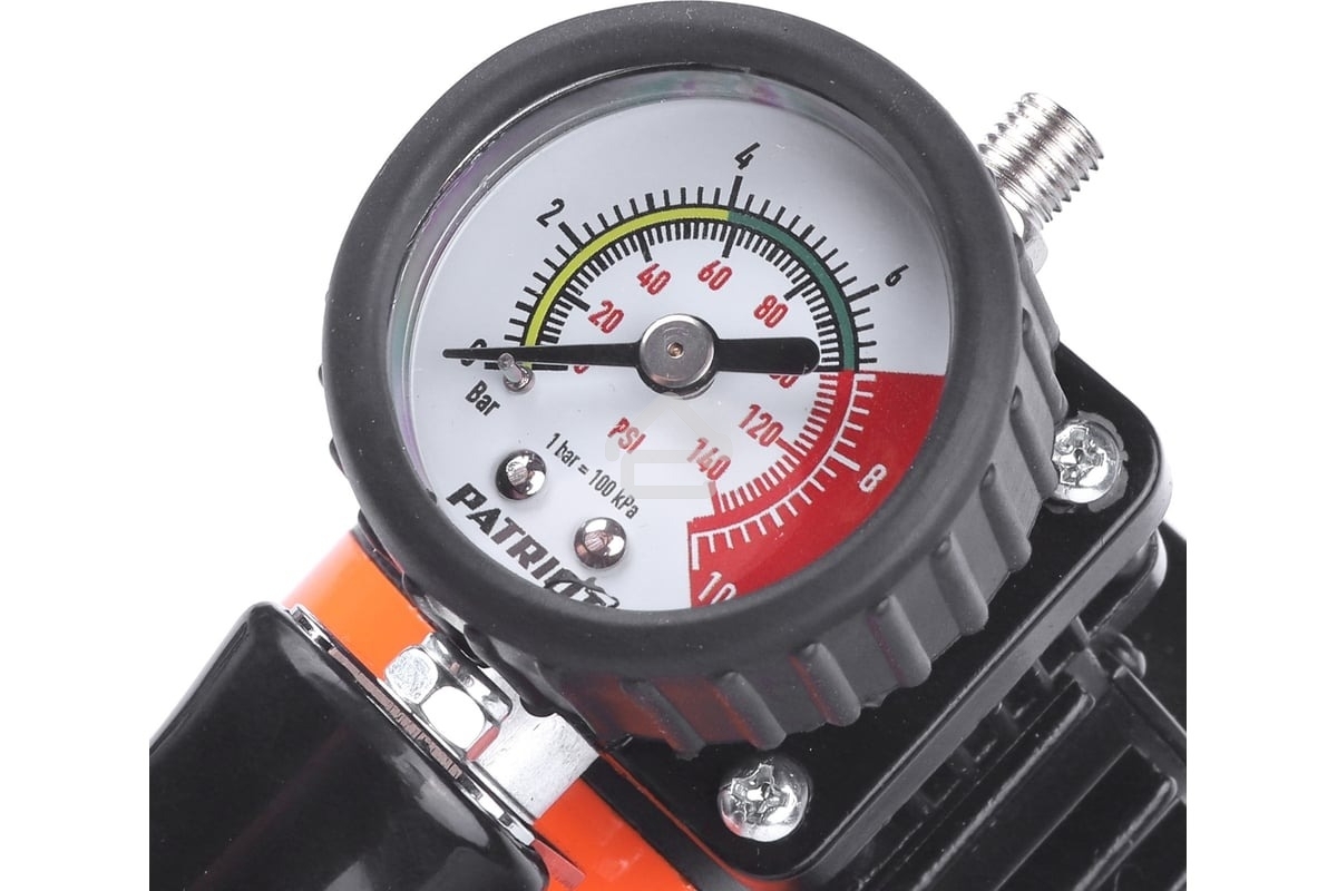 Компрессор автомобильный Patriot CC 1340 черный/оранжевый