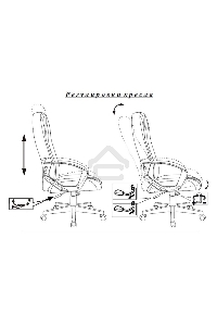 Кресло руководителя Бюрократ T-898/#B черный искусственная кожа