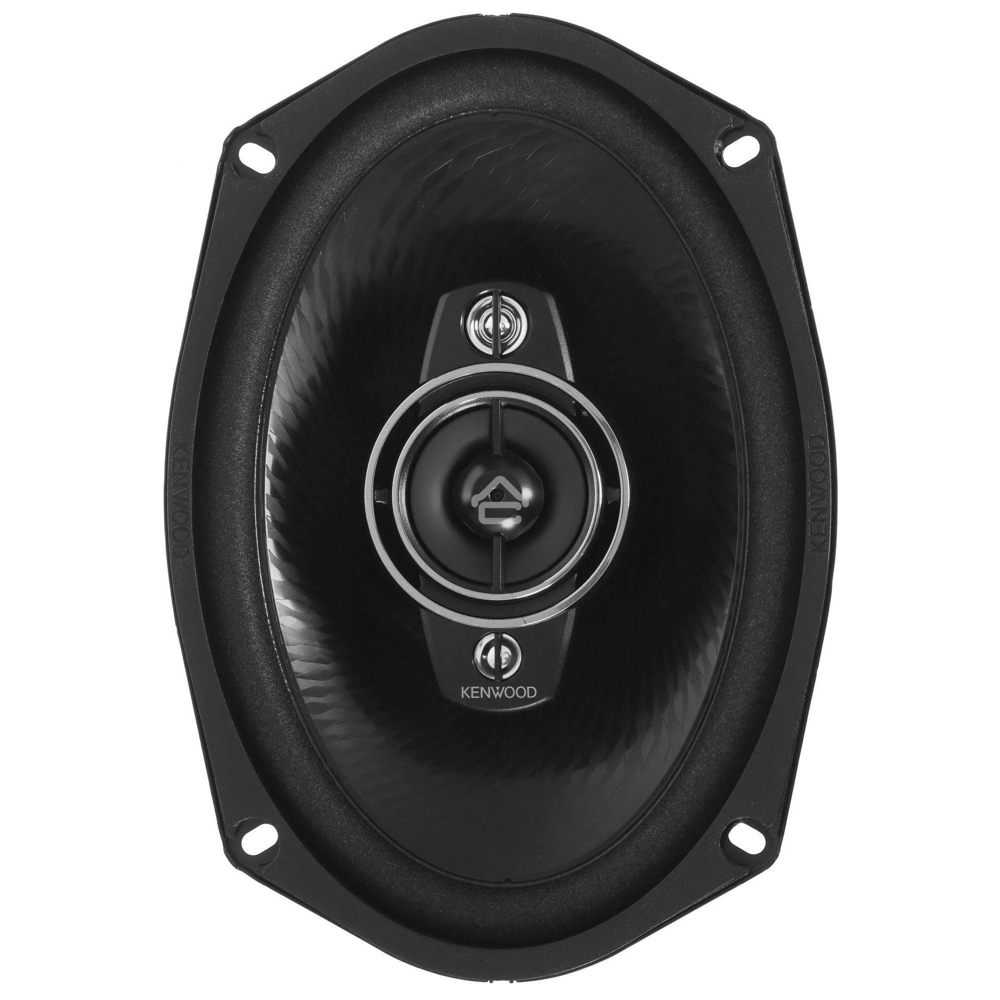 Колонки автомобильные Kenwood KFC-PS6986 600Вт 88дБ 4Ом 15x23см (6x9дюйм) (ком.:2кол.) коаксиальные четырехполосные