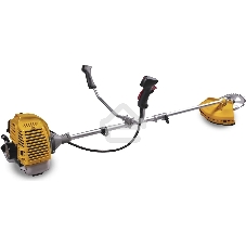 Триммер бензиновый Champion T433-2 переносной 2х тактный двигатель, 43 см³, 1.7 л.с. ширина скашивания: 40 см в комплекте: леска (3 мм), нож, плечевой ремень вес: 8.3 кг бак на 0.95 л прямая штанга уровень шума 102 дБ