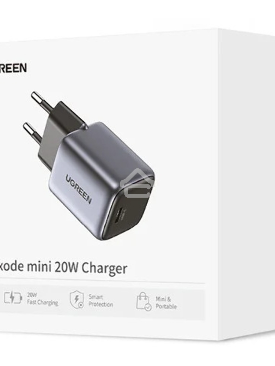 Сетевое зарядное устройство 20Вт UGREEN CD318 / USB-C Space Gray (90664)