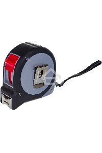 Рулетка MATRIX Continuous fixation, 7,5 м х 25 мм, обрезиненный корпус, плавная фиксация 31090