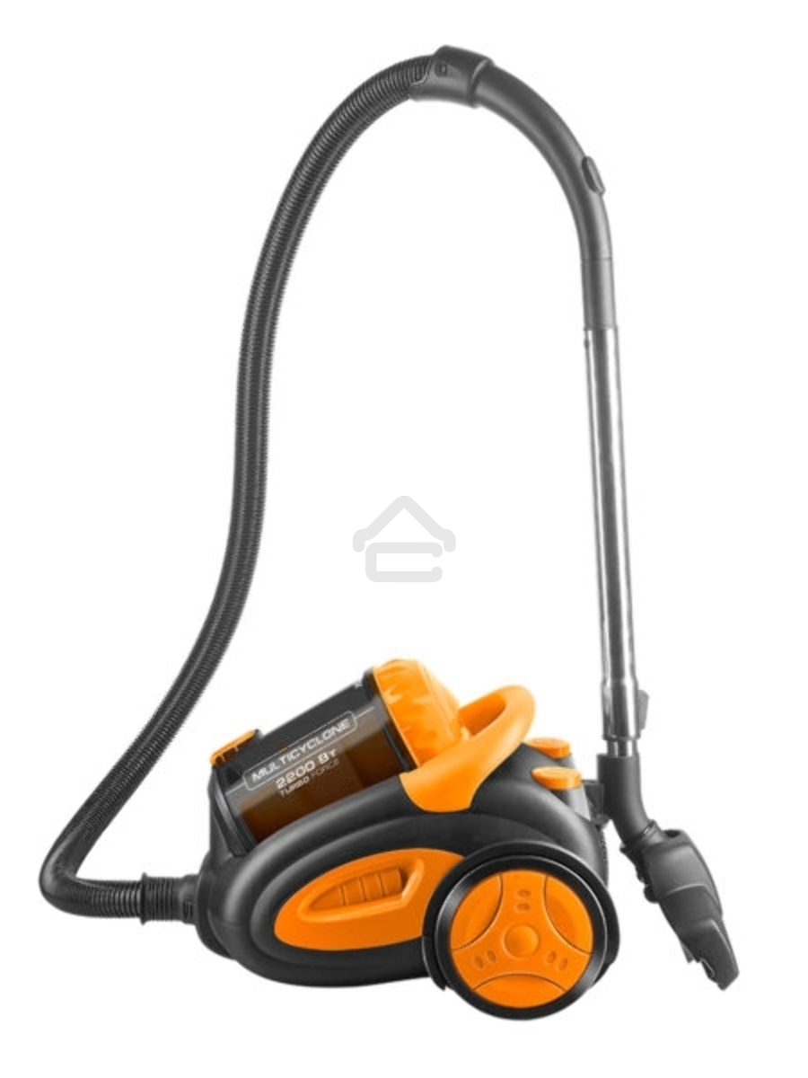 Пылесос Centek CT-2520 Orange оранжевый/черный, 400/2200 Вт, уборка сухая, пылесборник циклонный фильтр, 2 л