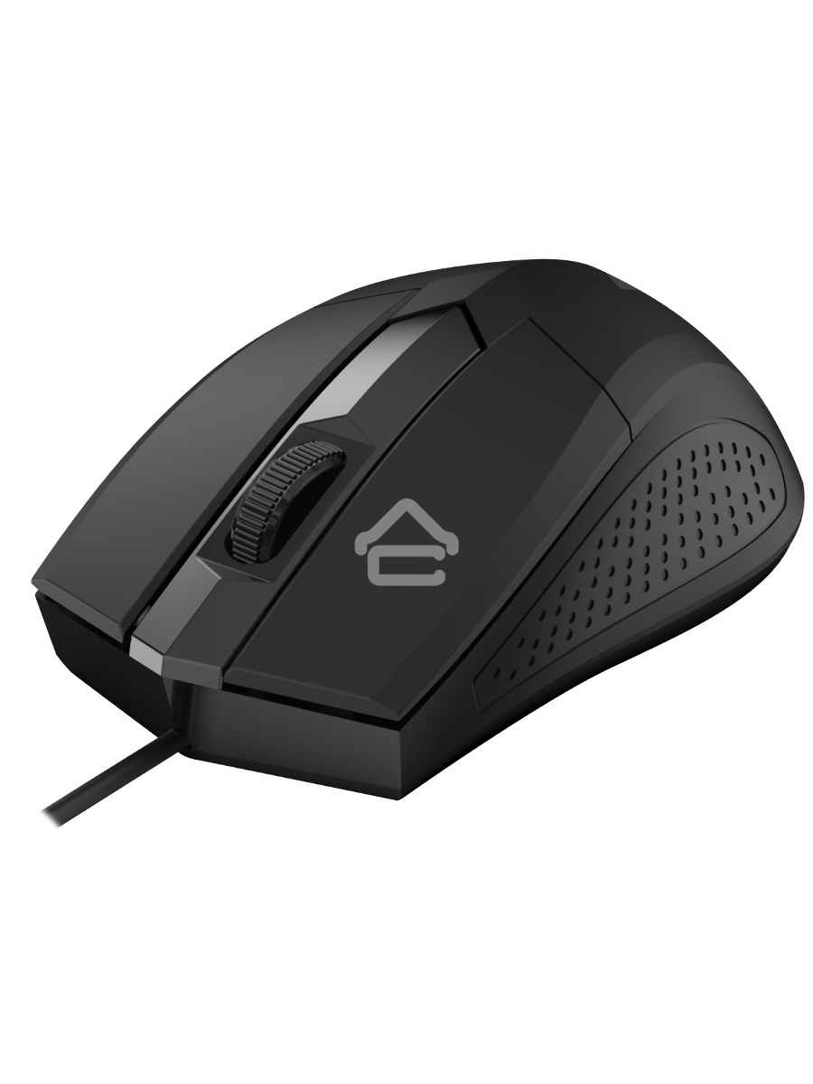 Мышь проводная Defender Optimum MB-270 черный, 1200 dpi, USB, кнопки - 3