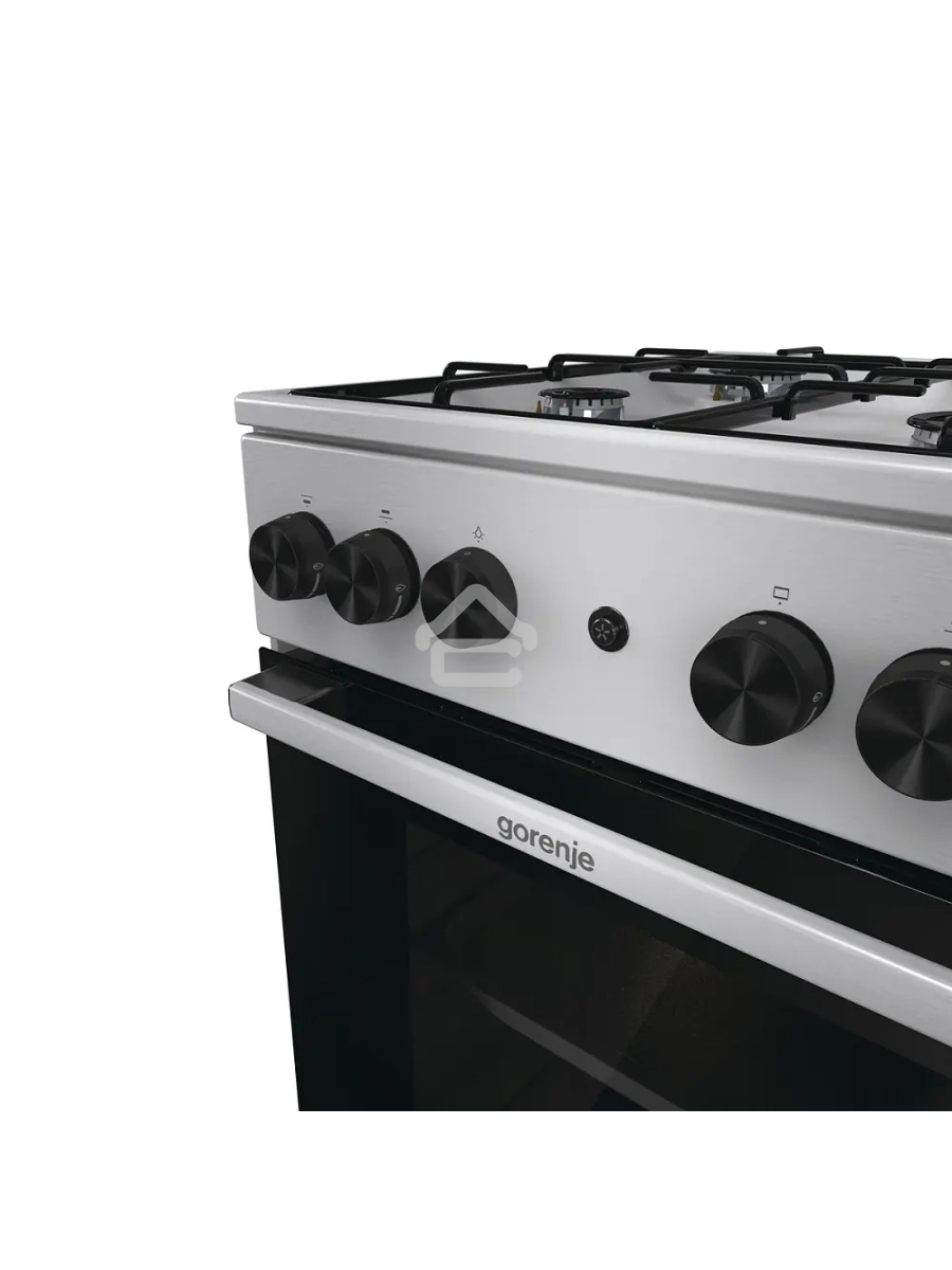 Плита газовая Gorenje GGI5A21XJ серебристый, конфорок 4 газовых, духовка 61 л, 50 см x 85 см x 59.4 см