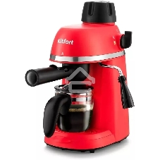 Кофеварка капельная Kitfort КТ-760-1 красный/черный, молотый кофе, 240мл, 800Вт, 3,5 бар
