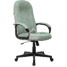 Кресло руководителя Бюрократ T-898AXSN зеленый 38-407, крестовина пластик