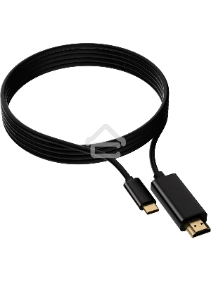 Кабель-переходник аудио-видео Buro USB Type-C (m)/HDMI (m) 1.5м. черный (BU-TYPEC-HDMI-1.5M)
