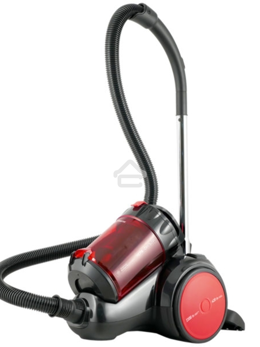 Пылесос Centek CT-2524 черный/красный, 420/2300 Вт, уборка сухая, пылесборник контейнер, 2 л