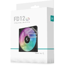 Вентилятор для корпуса DEEPCOOL FD12 черный, 120 мм, 2050 об/мин, 26.9 дБ, 4 pin