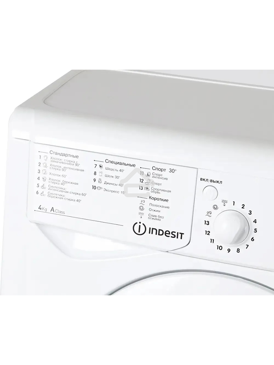 Стиральная машина Indesit IWUB 4085 (CIS) белый, загр. фронтальная макс.: 4 кг 800 об/мин класс: А