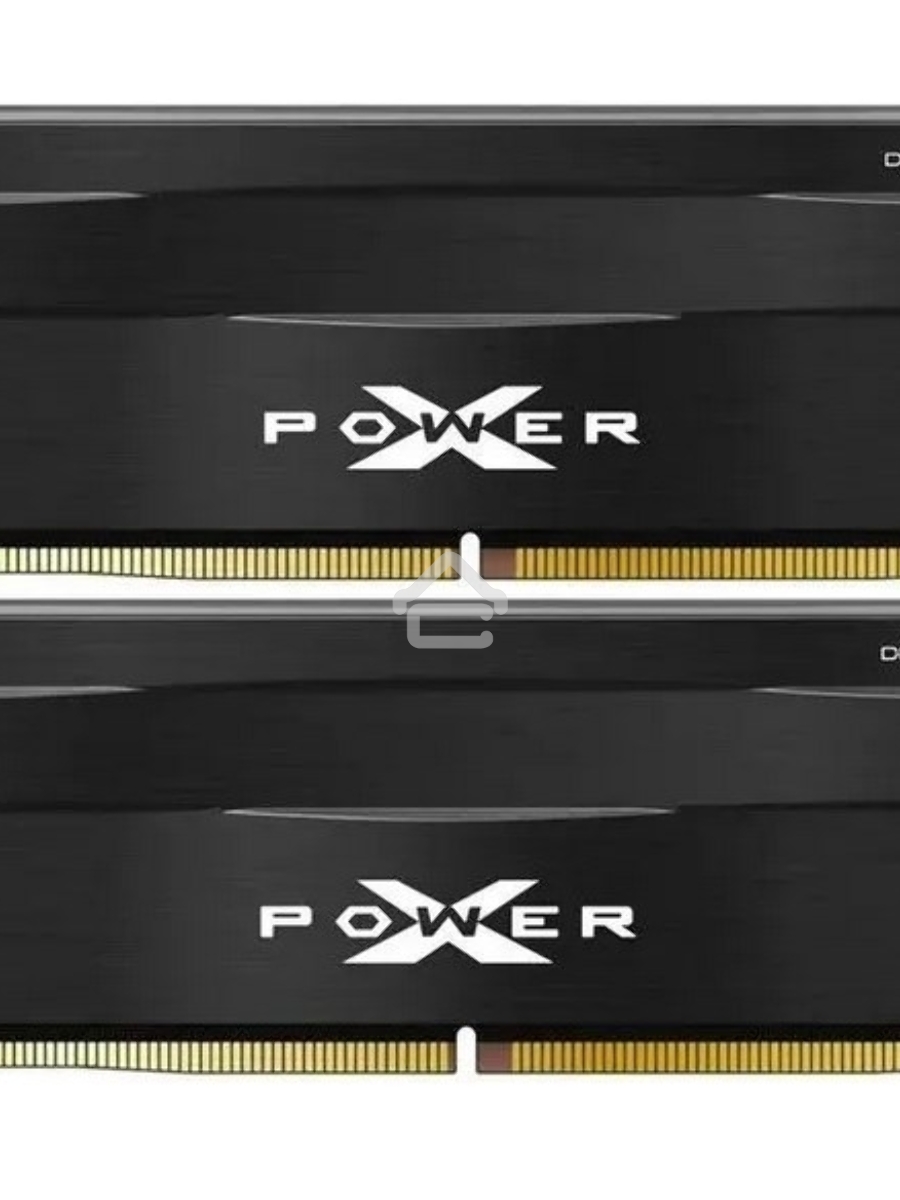 Оперативная память Silicon Power Xpower Zenith, DDR5, 32GB (2x16 GB), 5600 MHz, CL40, DIMM, радиатор, чёрный, ECC
