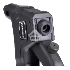 Заклепочник PATRIOT RP 200, услиленный литой корпус, Cr-Mo 3x-сегментный цанговый зажим, компактный, подпружинен.рукоятки, набор заклепок (по 15шт х 2,4-3,2-4,0-4,8 мм)