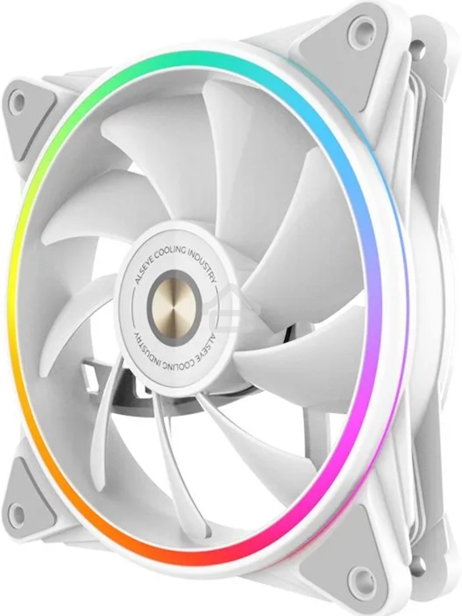 Вентилятор для корпуса Alseye HALO PRO W белый, 120 мм, 2100 об/мин, 26 дБ, 4 pin