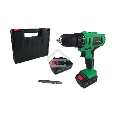 Дрель-шуруповерт аккумуляторная Zitrek Greenpower 12-Li 063-4074, Аккумуляторная, 12В, 2 АКБ, Кейс