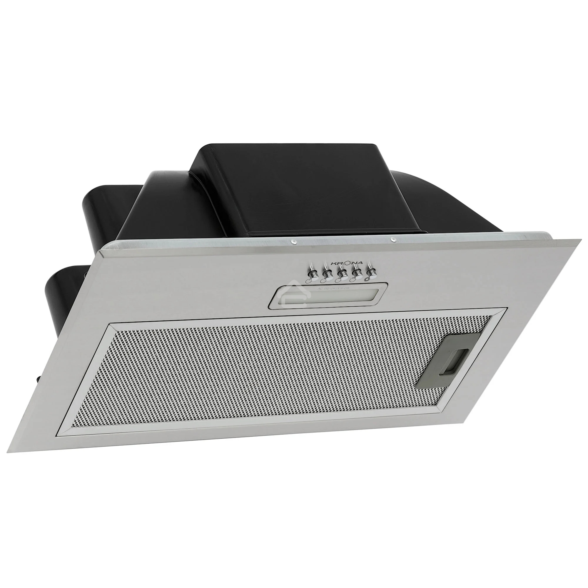 Вытяжка встраиваемая KRONA Ameli Light 600 PB нержавеющая сталь, 52.5 см, 633 куб. м/ч, 44 дБ