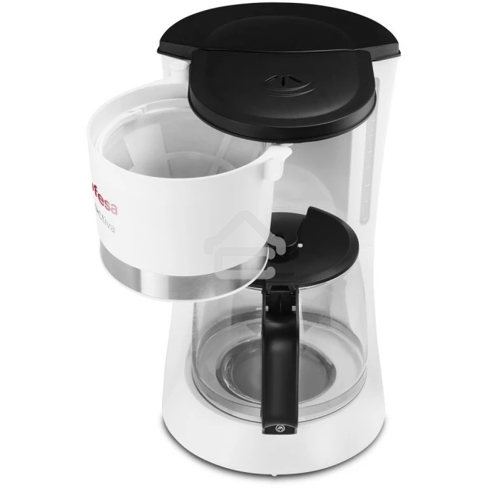 Кофеварка капельная Ufesa CG7123 ACTIVA белый, исп. кофе - молотый, 1.5 л, 800 Вт.