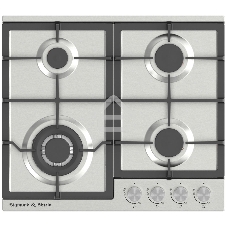 Газовая варочная панель Zigmund & Shtain G 14.6 S независимая, нержавеющая сталь