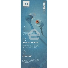 Наушники JBL Tune 110, 3.5 мм, внутриканальные, синий