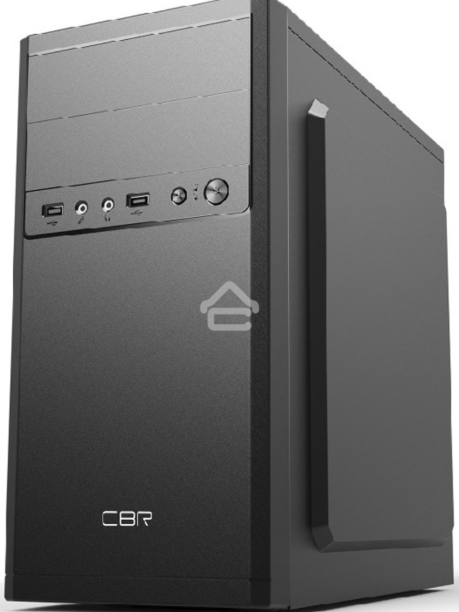 Компьютерный корпус mATX Minitower RD873, c БП PSU-ATX450-12EC, 2*USB 2.0, HD Audio+Mic, Black CBR PCC-MATX-RD873-450W