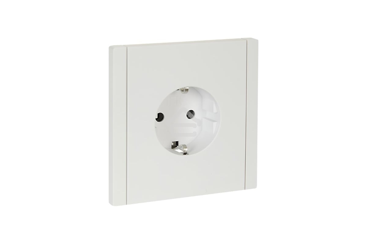 Розетка СП FORTE&PIANO FP214 16А с заземл. без защ. шторок безвинт. крепл. белый IEK FP-R11-16-1-K01