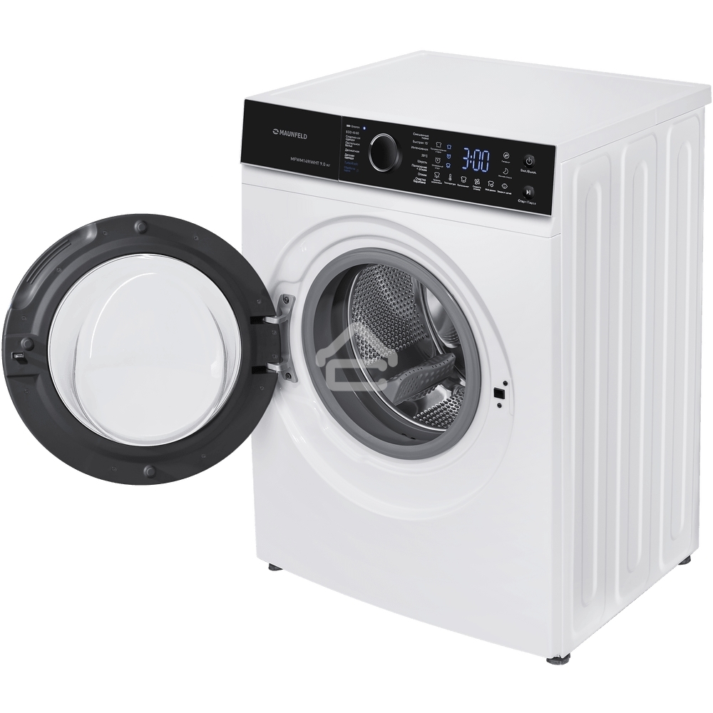 Стиральная машина c инвертором и паром Maunfeld MFWM149IWHT белый, загрузка фронтальная 9 кг, 1400 об/мин, класс: A+++