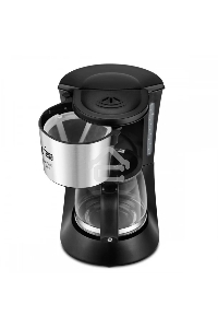 Кофеварка капельная Ufesa CG7125 Capriccio 12 DelUX черный/серебристый, исп. кофе - молотый, 1.2 л, 680 Вт.