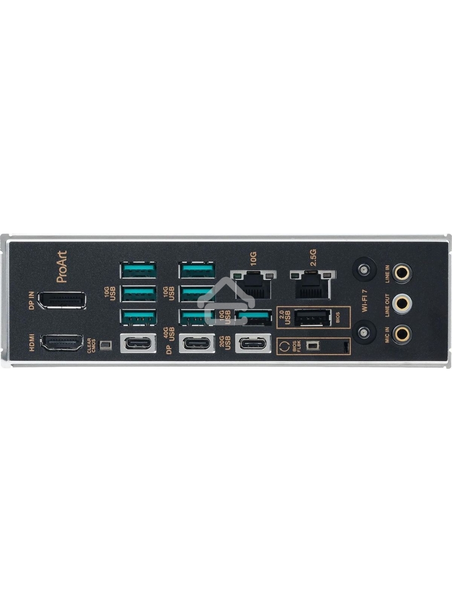 Материнская плата Asus PROART X870E-CREATOR WIFI SocketAM5 AMD X870 4xDDR5 ATX AC`97 8ch(7.1) 1 x 10Gigabit + 1 x 2.5Gigabit RAID+HDMI+DP
