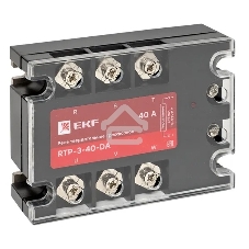 Реле твердотельное трехфазное RTP-40-DA PROxima EKF rtp-3-40-da