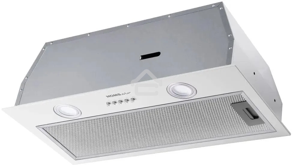 Вытяжка встраиваемая HOMSair Fleet 60 белый, 59.8 см, 520 куб. м/ч, 50 дБ