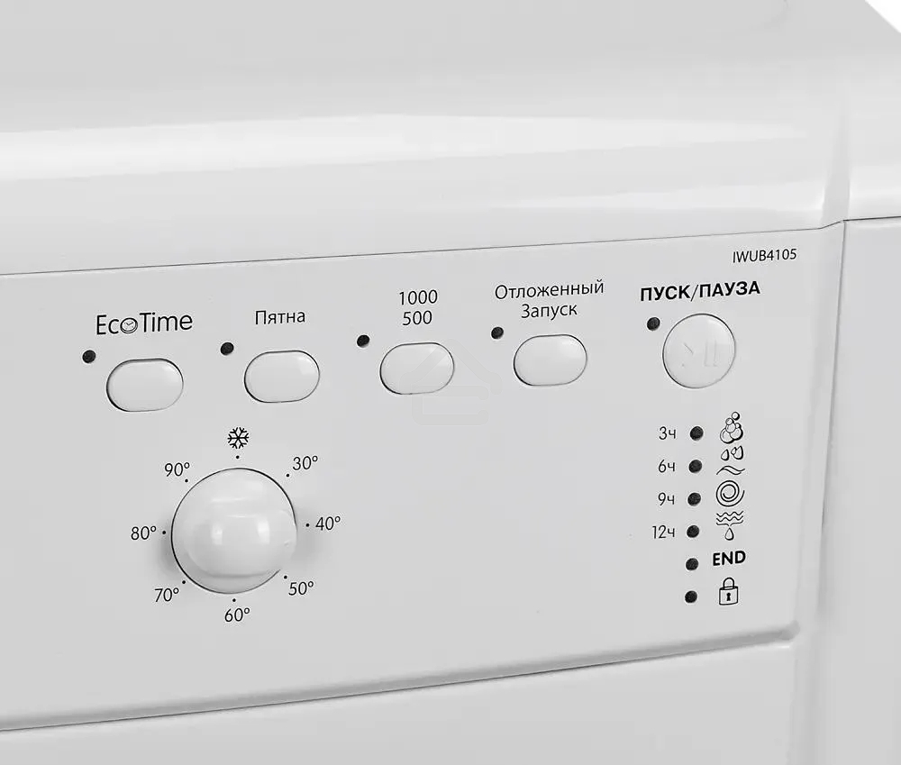 Стиральная машина Indesit IWUB 4105 белый, загр. фронтальная макс.: 4 кг 1000 об/мин класс: А