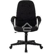 Кресло руководителя Бюрократ CH 002 Fabric 3C11 черный, крестов. пластик