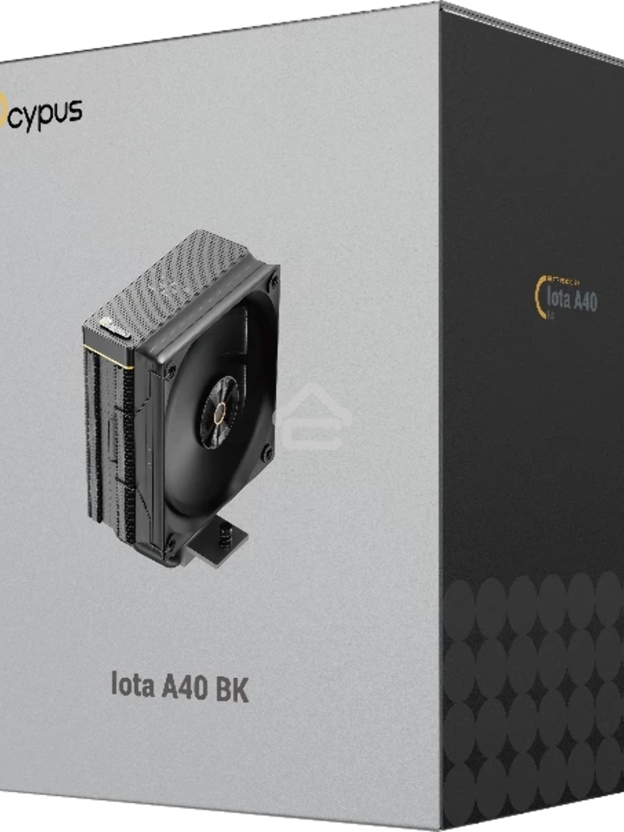 Кулер Ocypus Iota A40 BK Black Iota-A40-BK черный 120мм алюминий+медь 2000rpm 29db 4-pin 220W 156мм