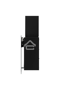 Вытяжка кухонная вертикальная Krona AURA 600 FRAME BLACK S черный с прозрачным кантом
