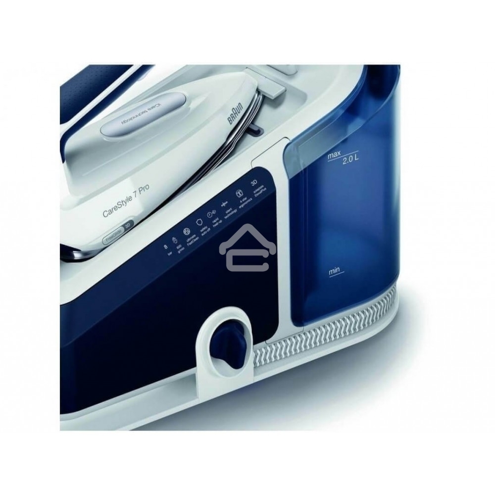 Парогенератор Braun IS7282BL белый/синий, 2700 Вт
