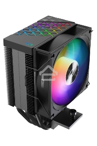 Кулер PCCooler R400 ARGB BK S115X/1200/1700/AM4/AM5 (TDP 180W, 90mm ARGB Fan, 4 тепловые трубки 6мм, 650-2200RPM, 28,3dBa)