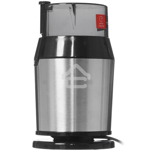 Кофемолка Centek CT-1362 (сталь) 200Вт, 60гр, стальн стакан, стальн чаша, прозрачная крышка