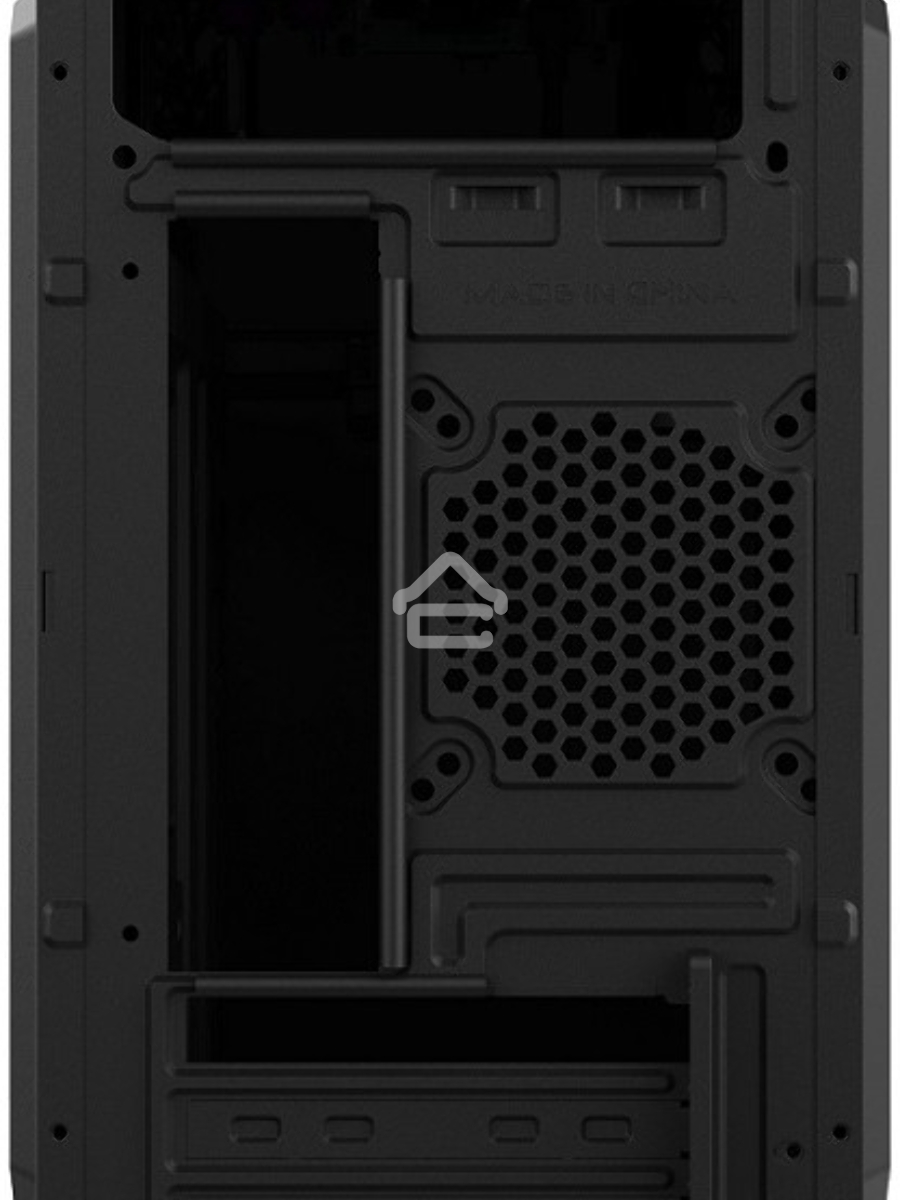 Компьютерный корпус mATX Minitower RD873, c БП PSU-ATX450-12EC, 2*USB 2.0, HD Audio+Mic, Black CBR PCC-MATX-RD873-450W