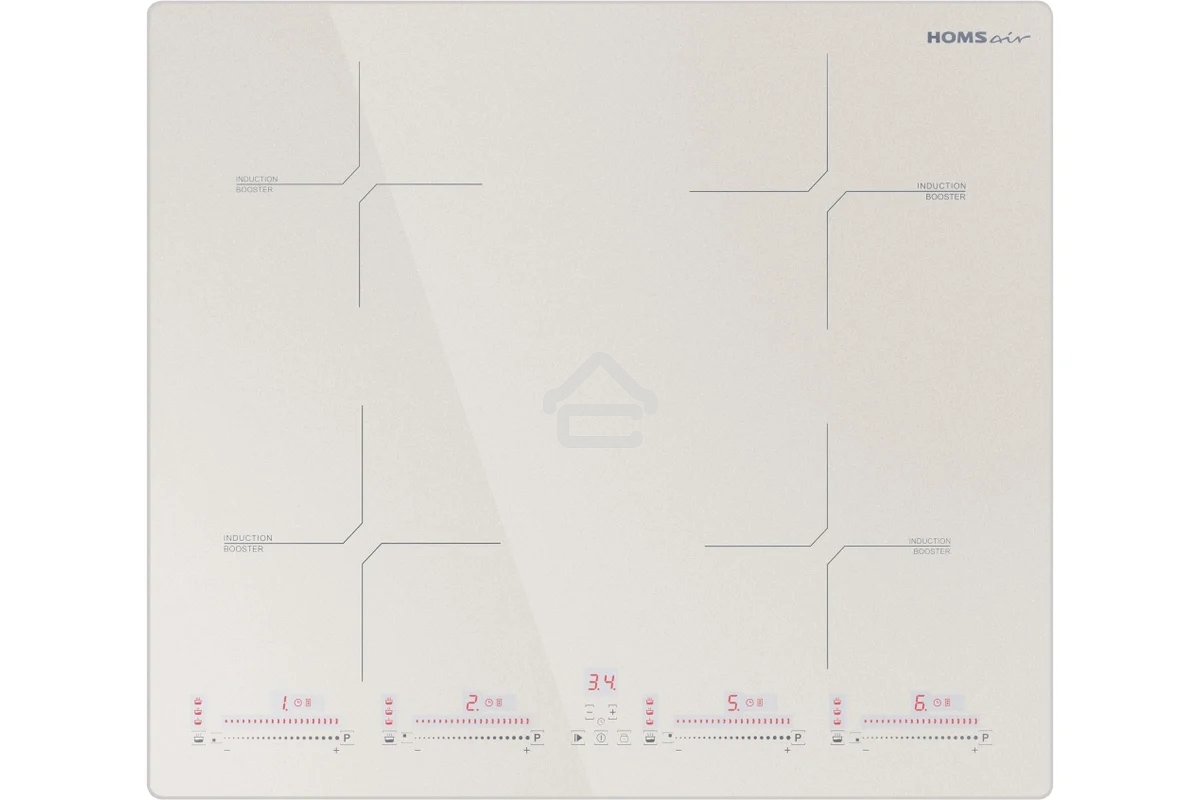 Индукционная варочная панель HOMSair HIC64SBG Inverter независимая, бежевый