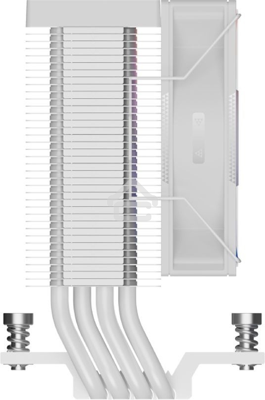 Устройство охлаждения (кулер) PcCooler R400 ARGB Soc-AM5/AM4/1200/1700/1851 белый 4-pin Al+Cu 180W Ret (R400-WHAWYX-US)