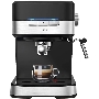Кофеварка рожковая Centek CT-1171 черный, исп. кофе - молотый, 1.5 л, 1200 Вт, 20 Бар