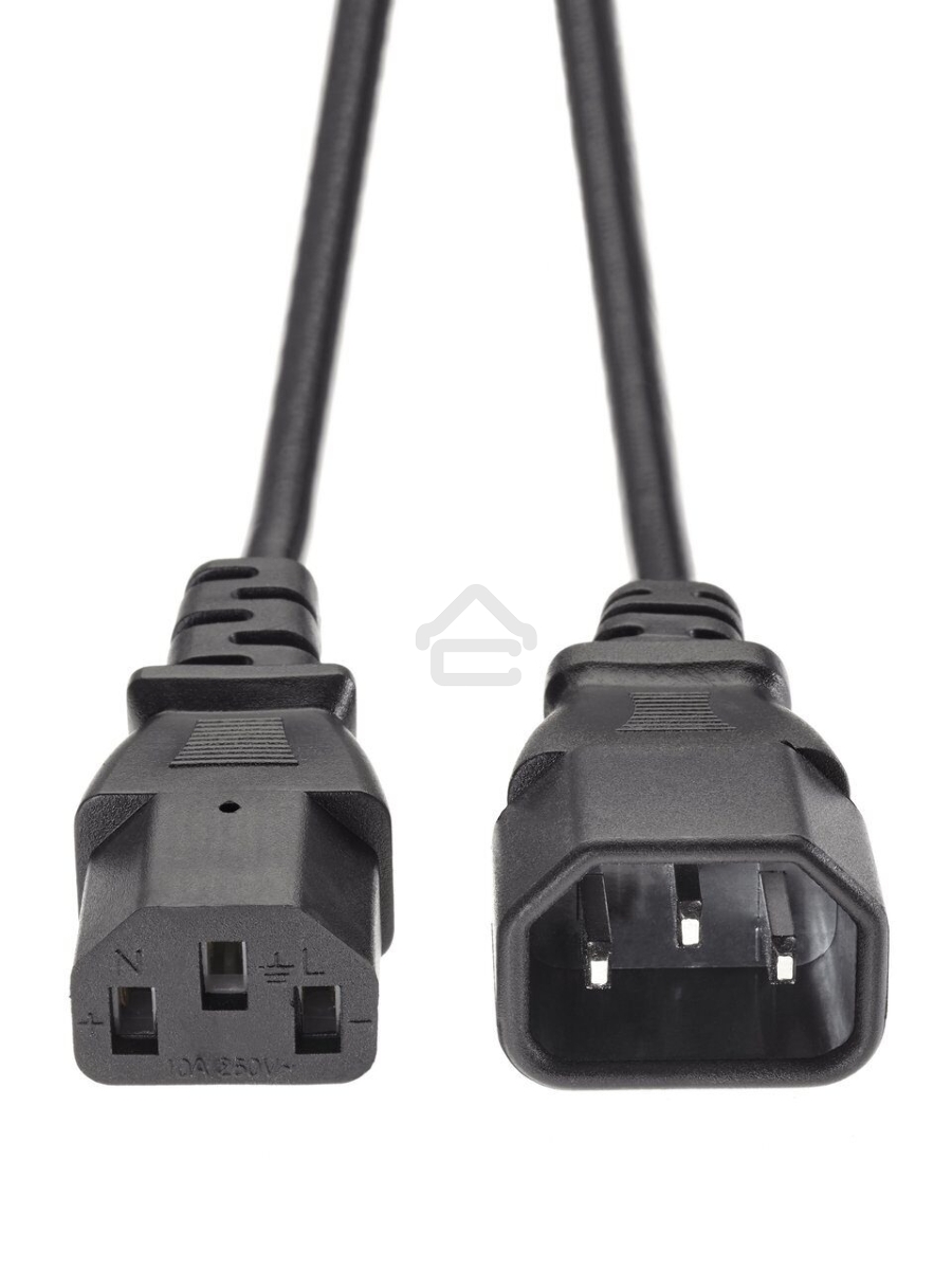 Кабель монитор - компьютер 1.8 метра 220V (UPS -> устройство) VDE 3G*0.5mm QUST(Aopen) ACE001-1.8м