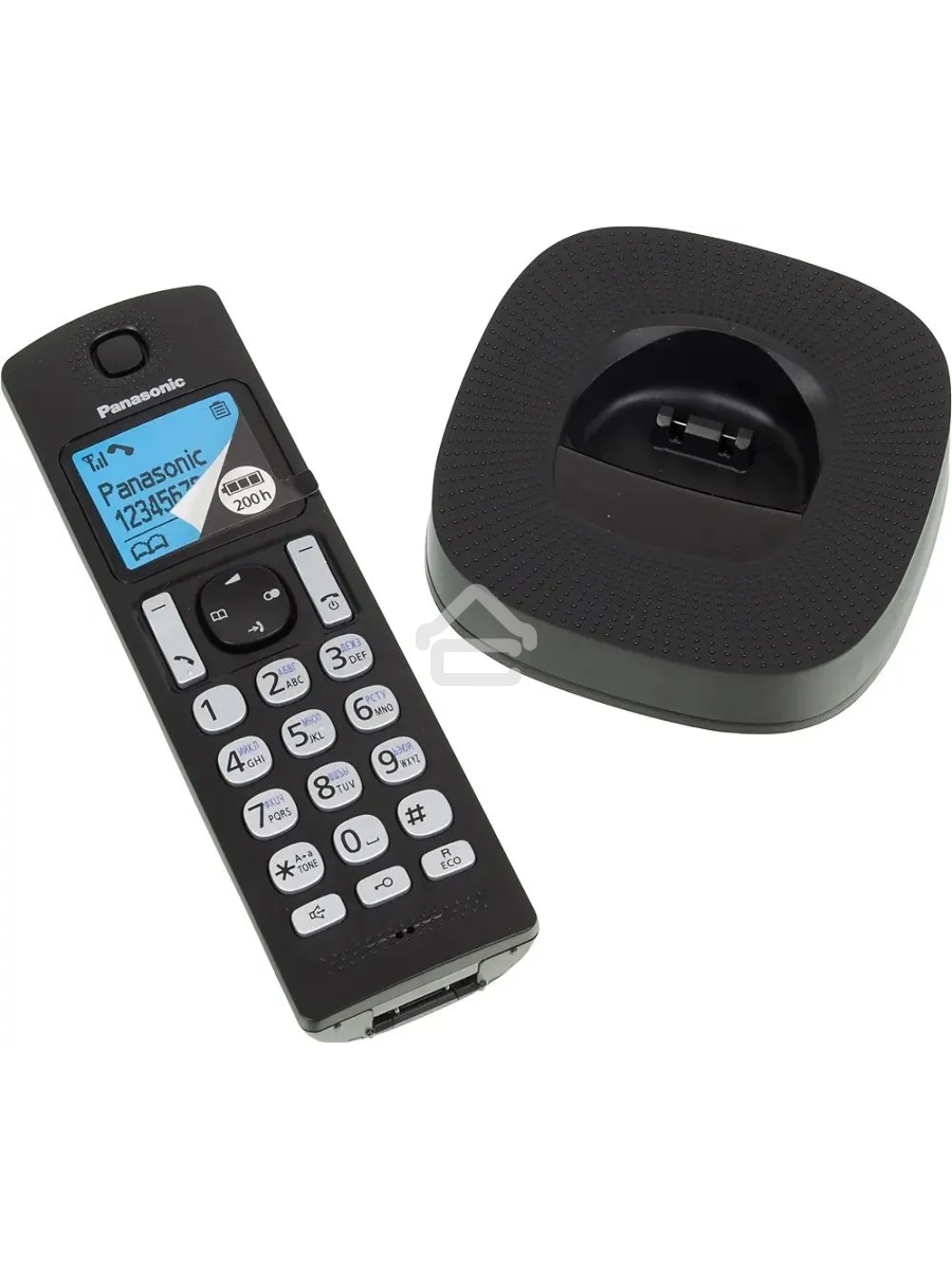 Телефон беспроводной (DECT) Panasonic KX-TGC310RU1 черный АОН