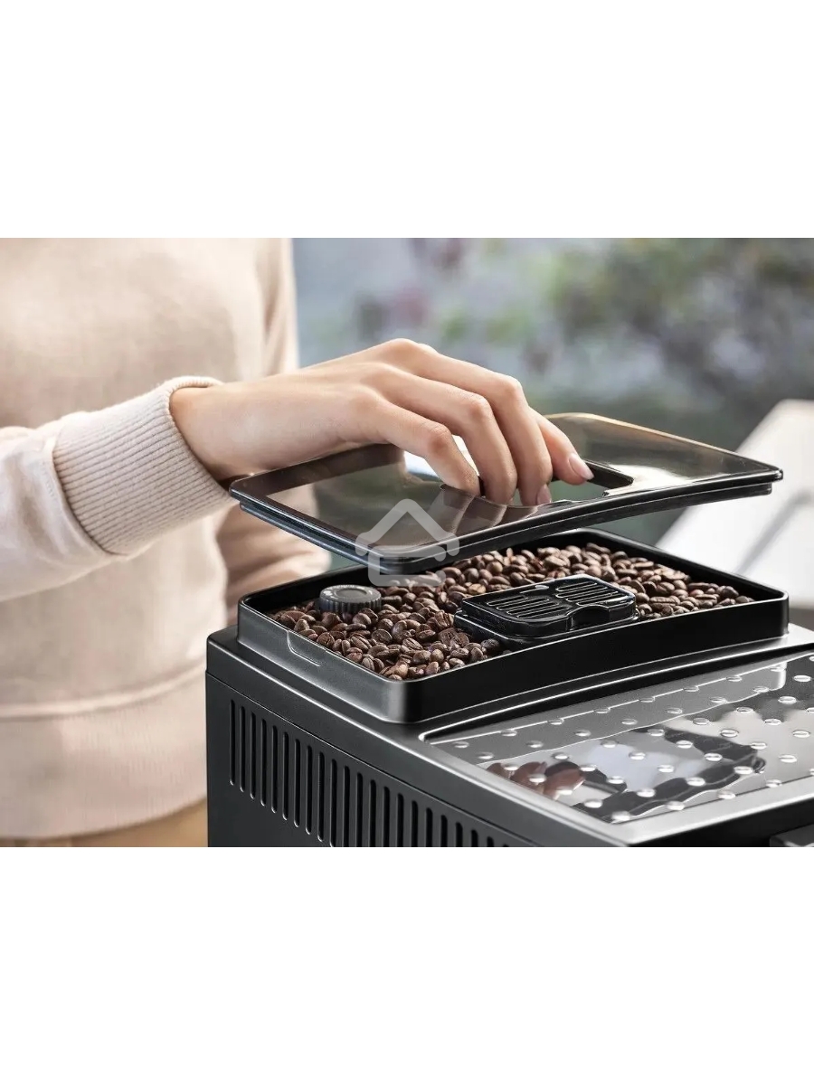 Кофемашина автоматическая DeLonghi Magnifica S ECAM230.13.B черный, исп. кофе - молотый/зерновой, 1.8 л, 1450 Вт, 15 Бар.