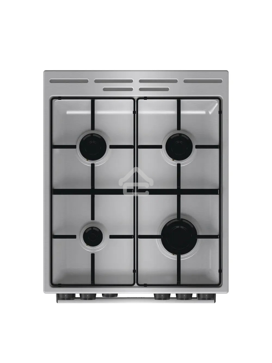 Плита газовая Gorenje GGI5A21XJ серебристый, конфорок 4 газовых, духовка 61 л, 50 см x 85 см x 59.4 см
